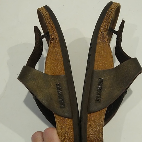 Gizeh Birkenstock Women's size 10  41 Leather Sandals - Picture 5 of 10
